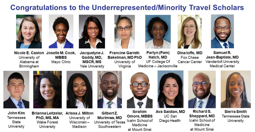 Photo collage of Spring 2023 Minority Scholarship recipients